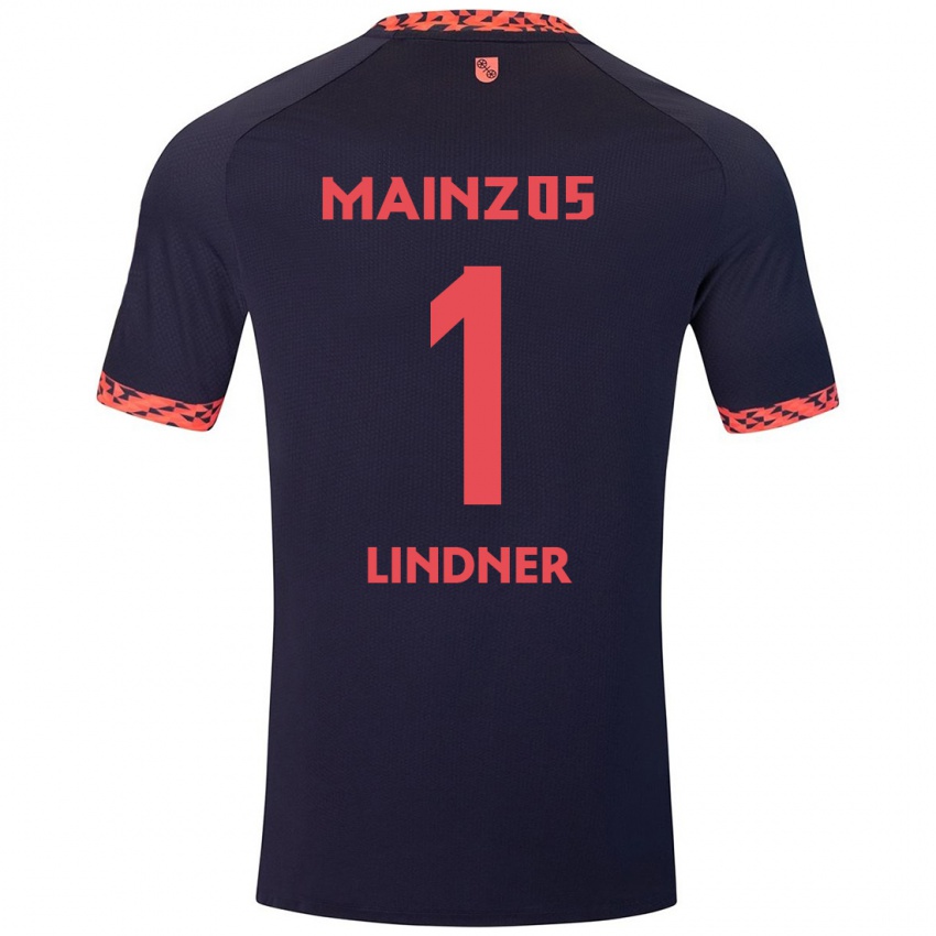 Kinderen Sophie Lindner #1 Blauw Koraalrood Uitshirt Uittenue 2024/25 T-Shirt