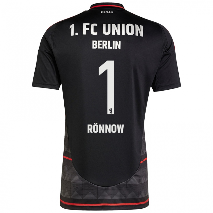 Kinderen Frederik Rönnow #1 Zwart Uitshirt Uittenue 2024/25 T-Shirt