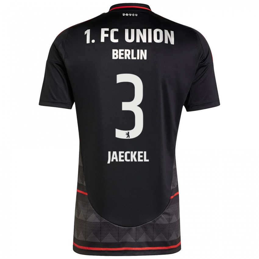 Kinderen Paul Jaeckel #3 Zwart Uitshirt Uittenue 2024/25 T-Shirt