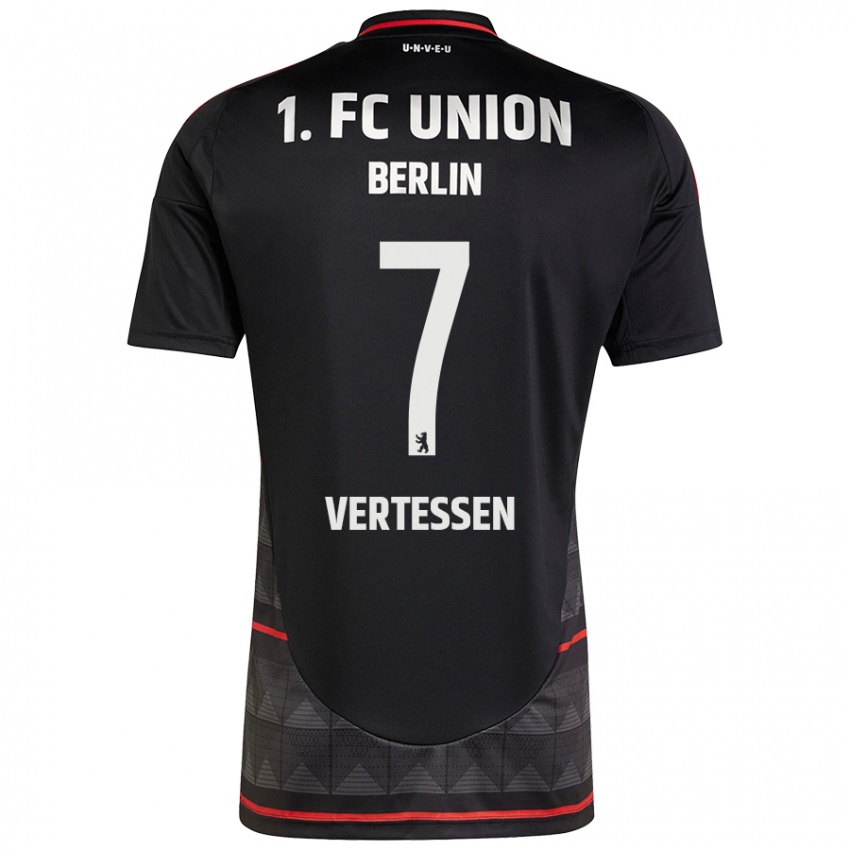 Kinderen Yorbe Vertessen #7 Zwart Uitshirt Uittenue 2024/25 T-Shirt