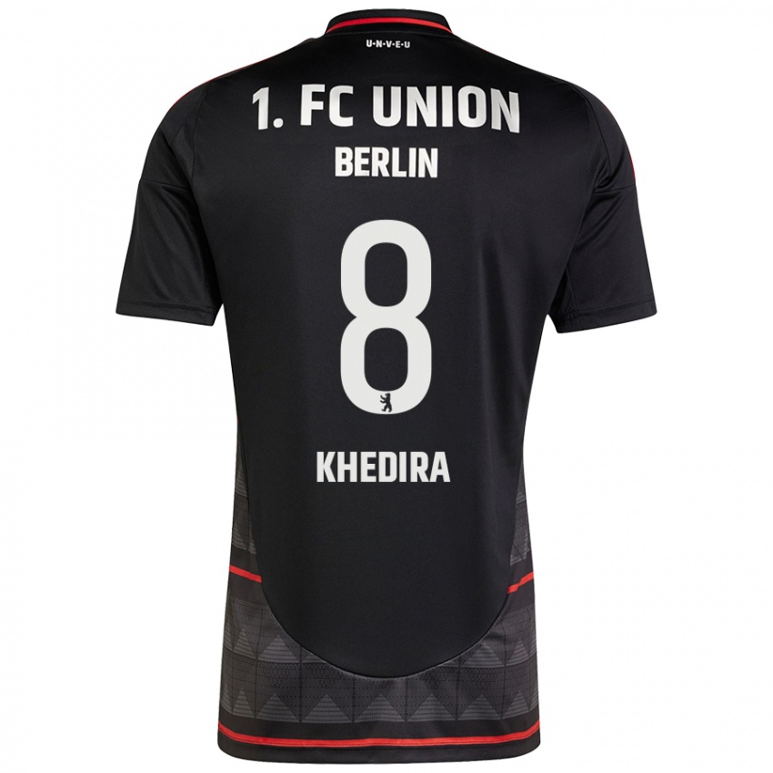 Kinderen Rani Khedira #8 Zwart Uitshirt Uittenue 2024/25 T-Shirt