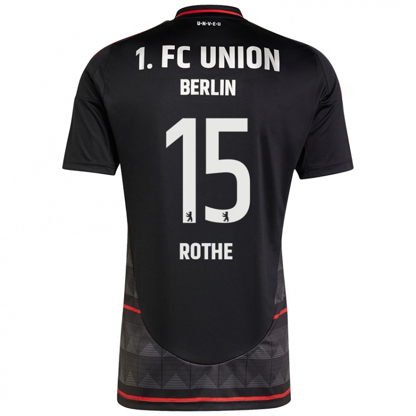 Kinderen Tom Rothe #15 Zwart Uitshirt Uittenue 2024/25 T-Shirt