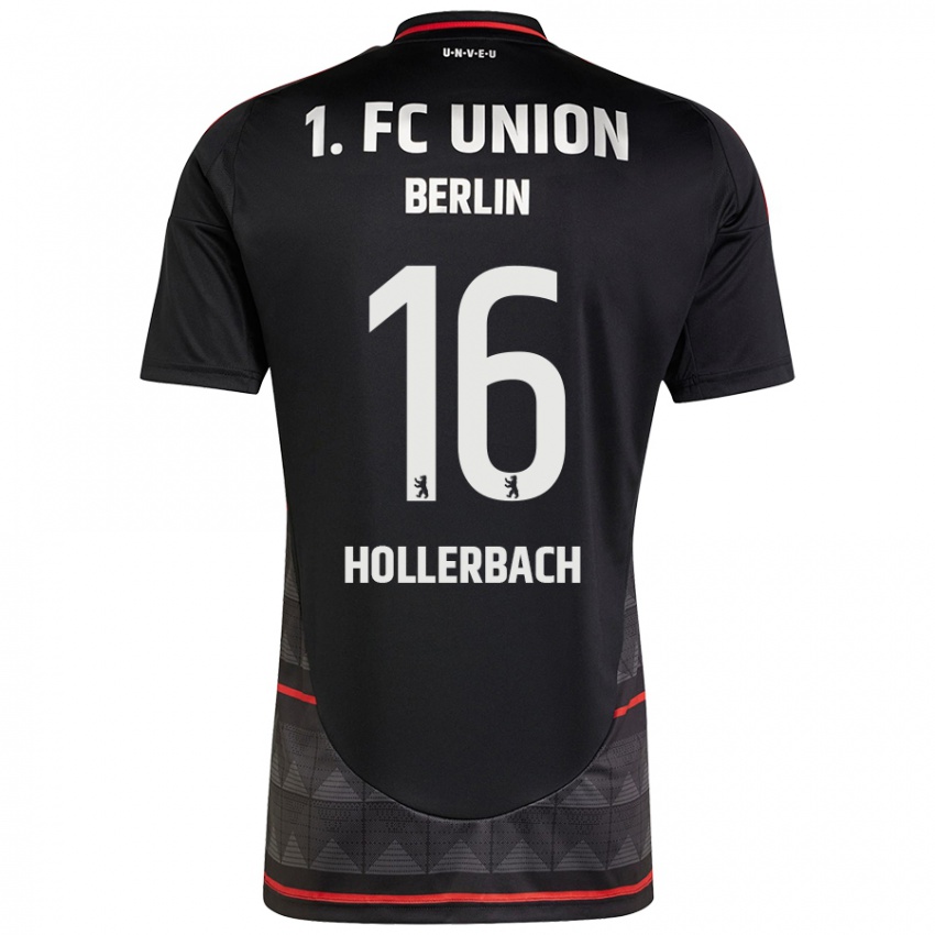 Kinderen Benedict Hollerbach #16 Zwart Uitshirt Uittenue 2024/25 T-Shirt