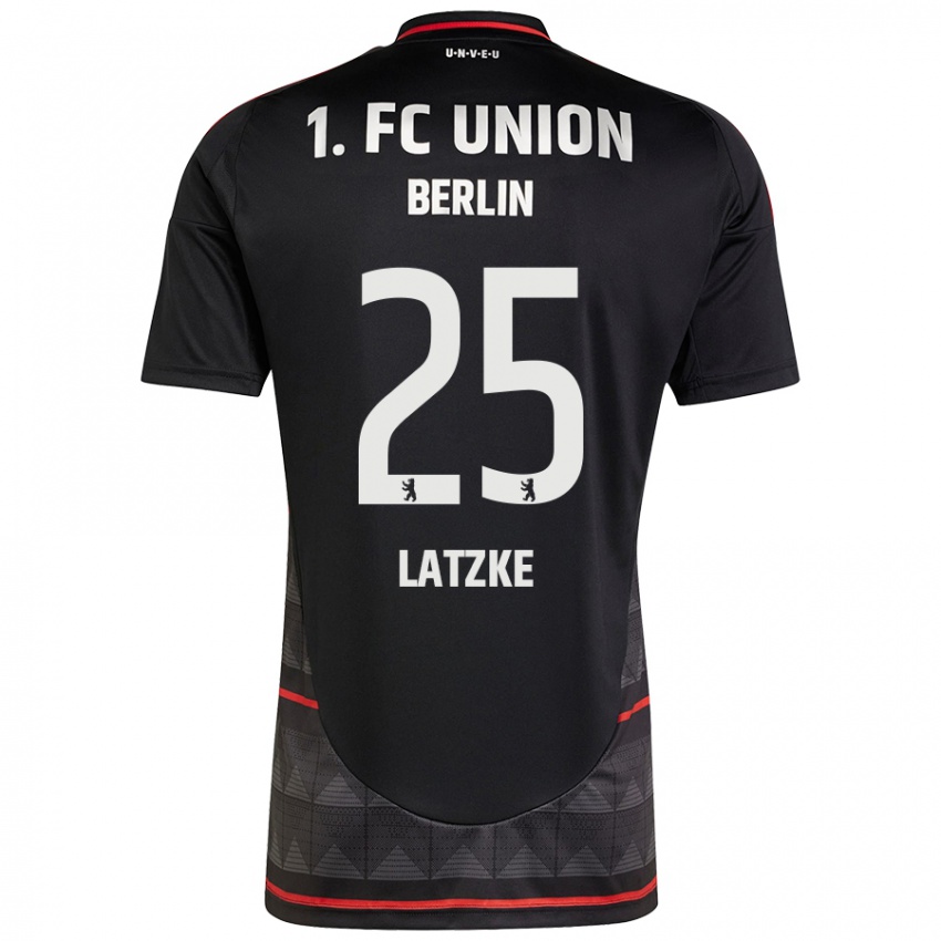 Kinderen Jannes Latzke #25 Zwart Uitshirt Uittenue 2024/25 T-Shirt