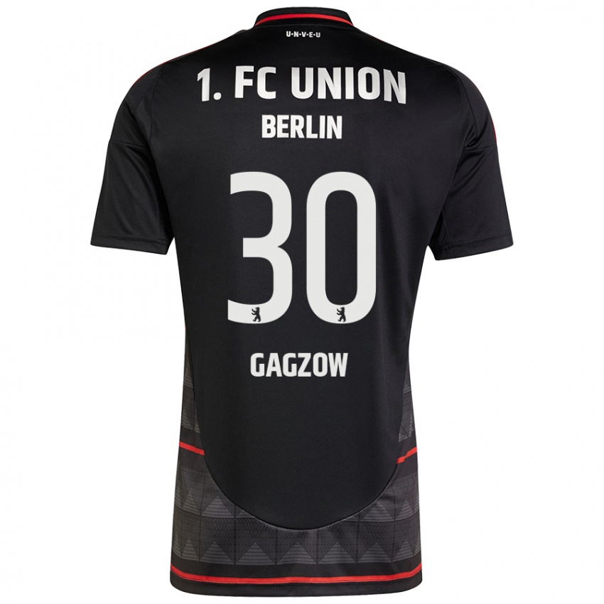 Kinderen Fritz Gagzow #30 Zwart Uitshirt Uittenue 2024/25 T-Shirt