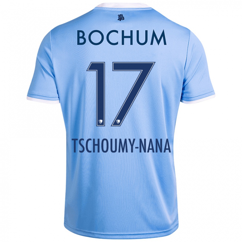 Kinderen Daryl Tschoumy-Nana #17 Hemelsblauw Uitshirt Uittenue 2024/25 T-Shirt