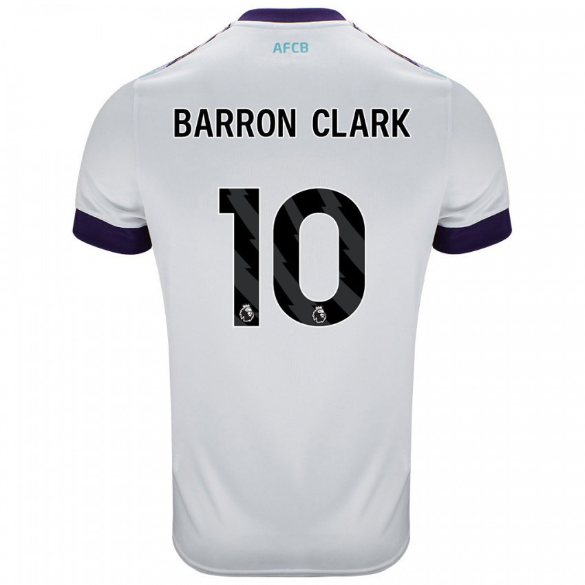 Kinderen Molly Barron-Clark #10 Wit Groen Paars Uitshirt Uittenue 2024/25 T-Shirt