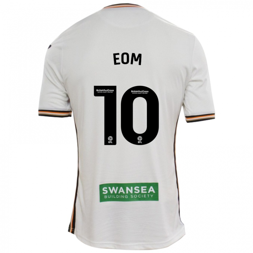 Heren Ji-Sung Eom #10 Wit Thuisshirt Thuistenue 2024/25 T-Shirt