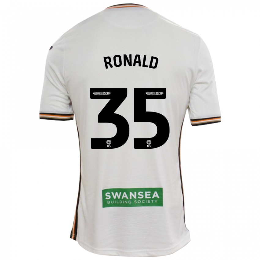 Heren Ronald #35 Wit Thuisshirt Thuistenue 2024/25 T-Shirt