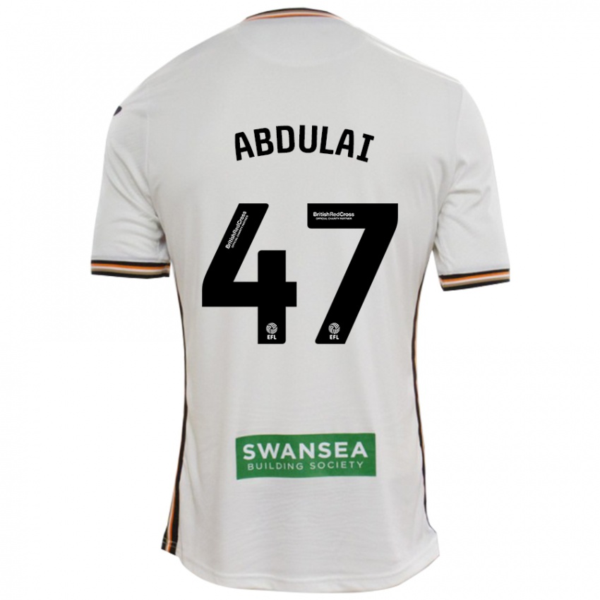 Heren Azeem Abdulai #47 Wit Thuisshirt Thuistenue 2024/25 T-Shirt