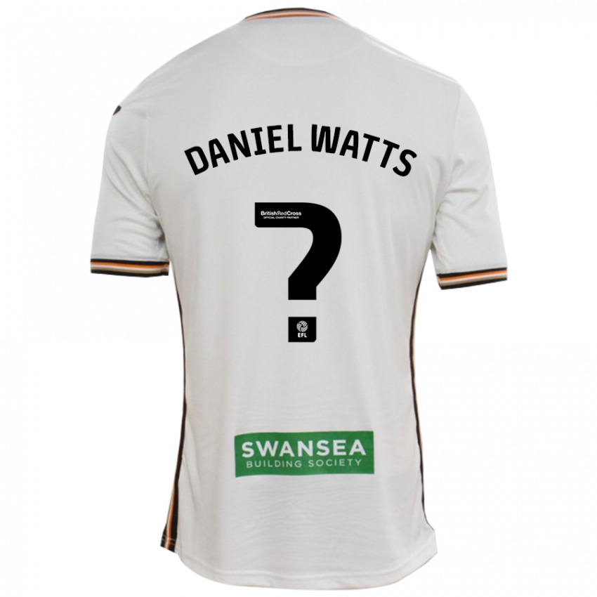 Heren Daniel Watts #0 Wit Thuisshirt Thuistenue 2024/25 T-Shirt