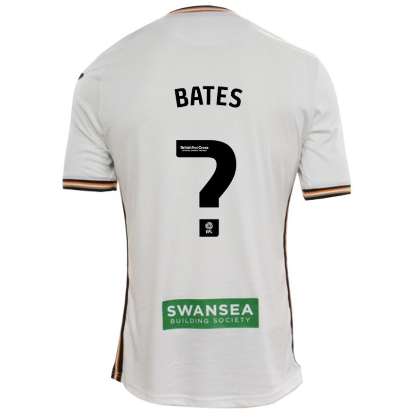 Heren Mitchell Bates #0 Wit Thuisshirt Thuistenue 2024/25 T-Shirt