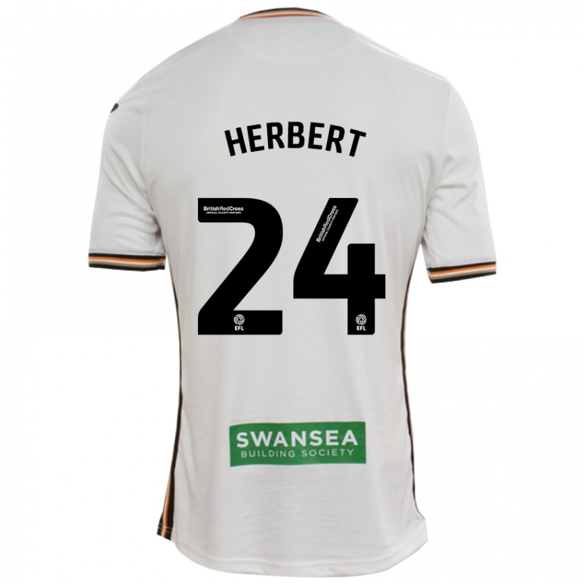 Heren Chelsea Herbert #24 Wit Thuisshirt Thuistenue 2024/25 T-Shirt