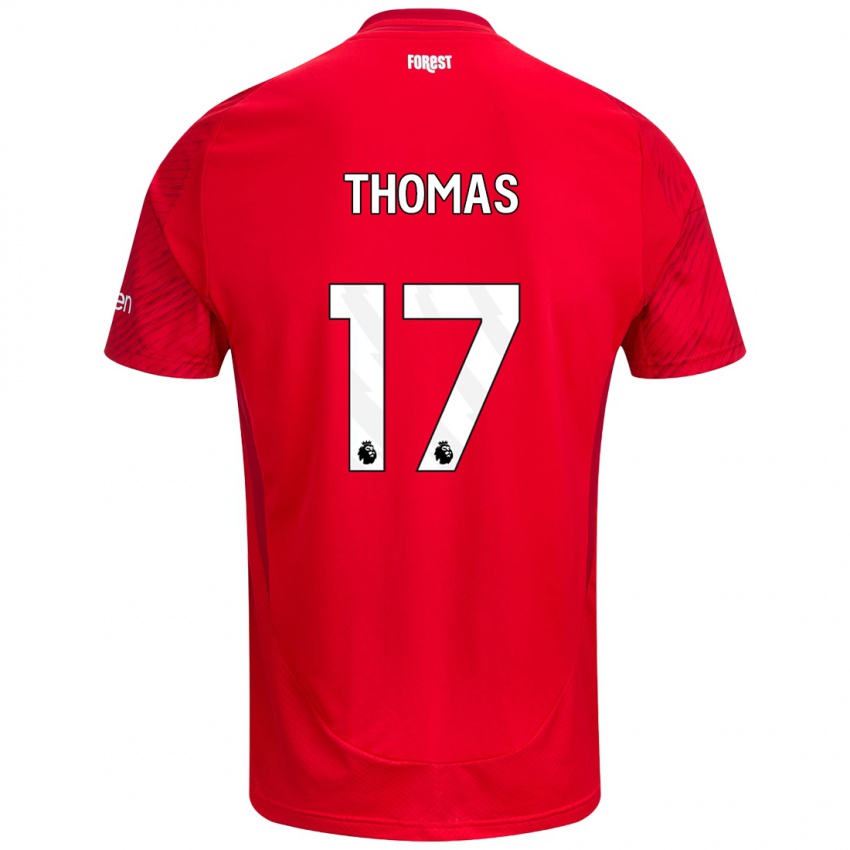 Heren Freya Thomas #17 Rood Wit Thuisshirt Thuistenue 2024/25 T-Shirt