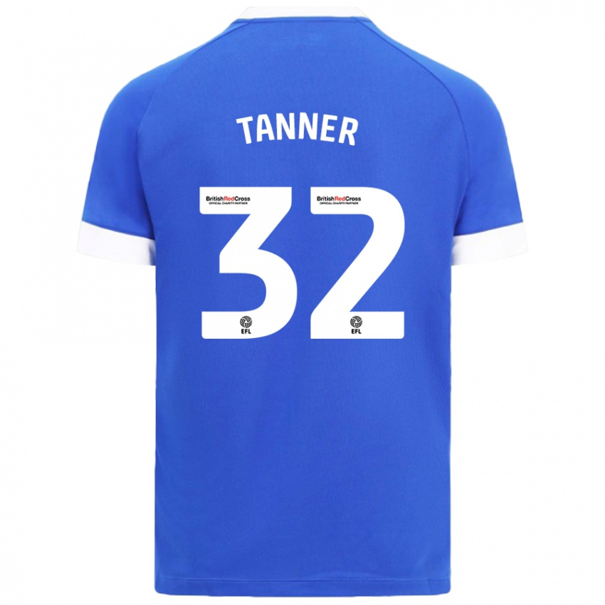 Heren Ollie Tanner #32 Hemelsblauw Thuisshirt Thuistenue 2024/25 T-Shirt