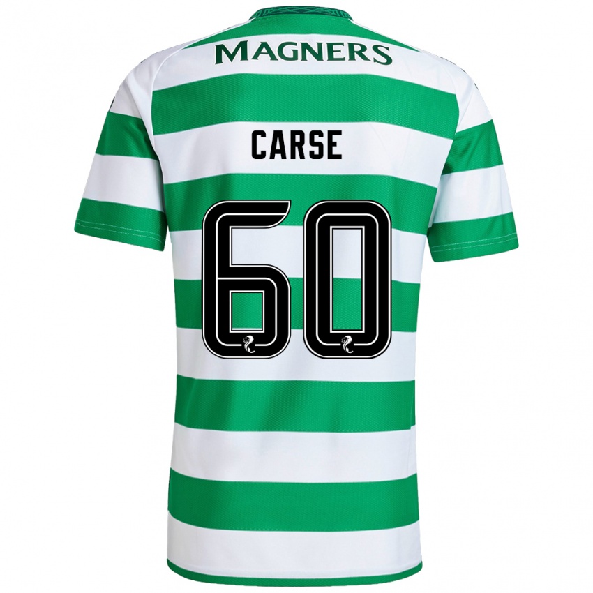 Heren Mackenzie Carse #60 Groen Wit Thuisshirt Thuistenue 2024/25 T-Shirt