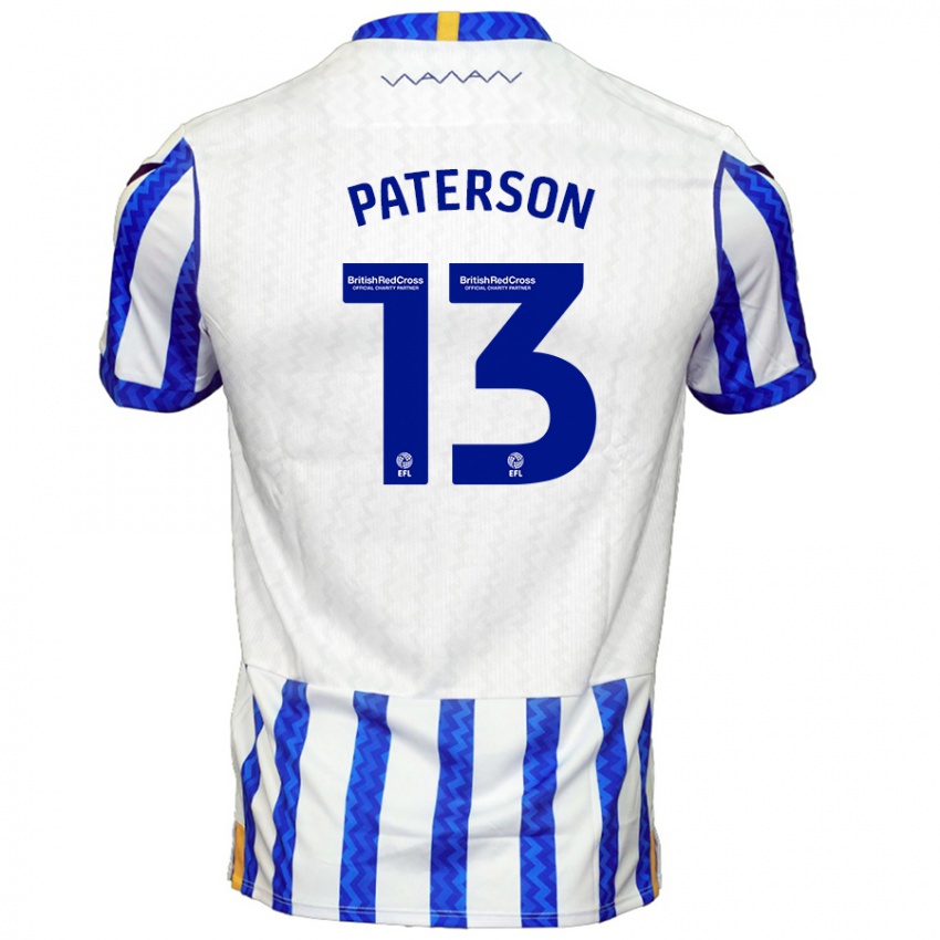 Heren Callum Paterson #13 Blauw Wit Thuisshirt Thuistenue 2024/25 T-Shirt