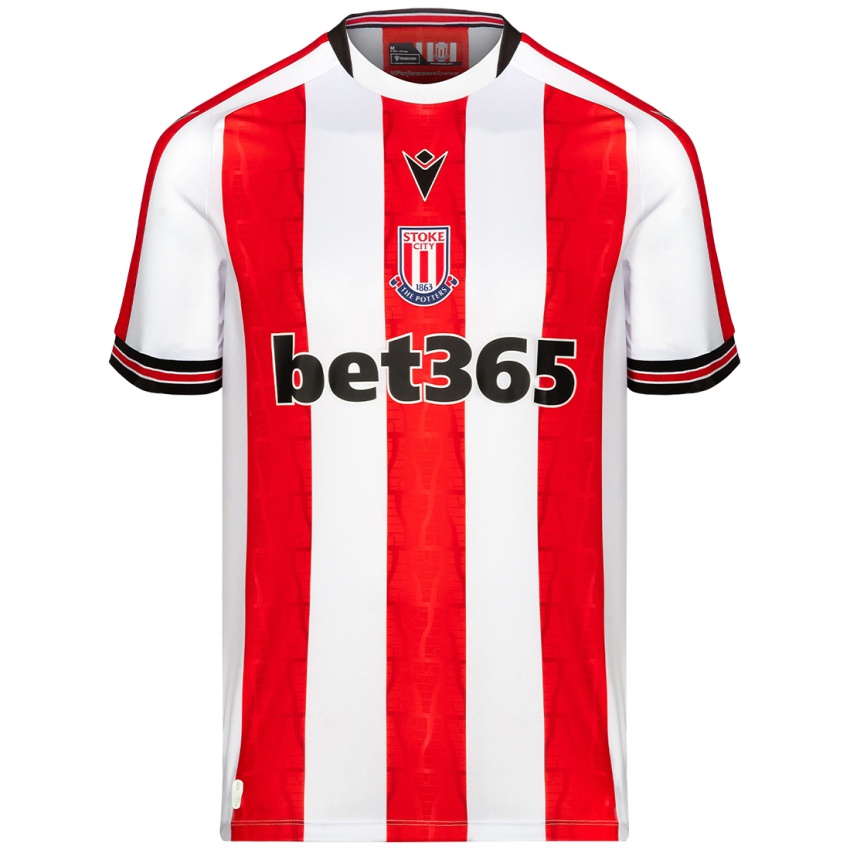 Heren Ciaran Clark #26 Rood Wit Thuisshirt Thuistenue 2024/25 T-Shirt