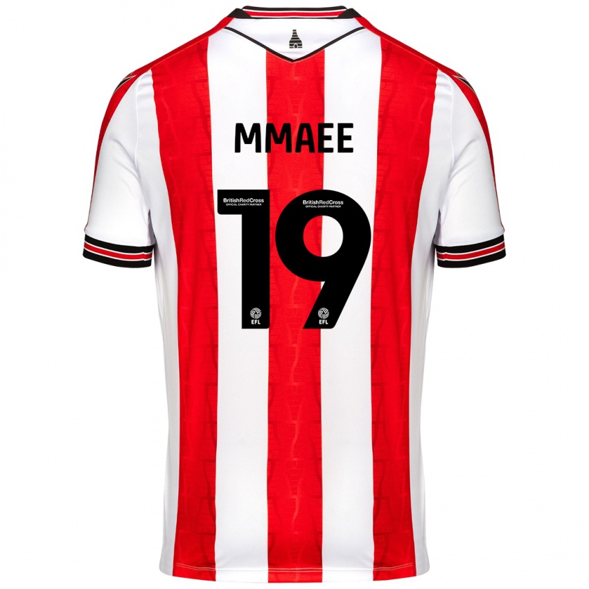 Heren Ryan Mmaee #19 Rood Wit Thuisshirt Thuistenue 2024/25 T-Shirt