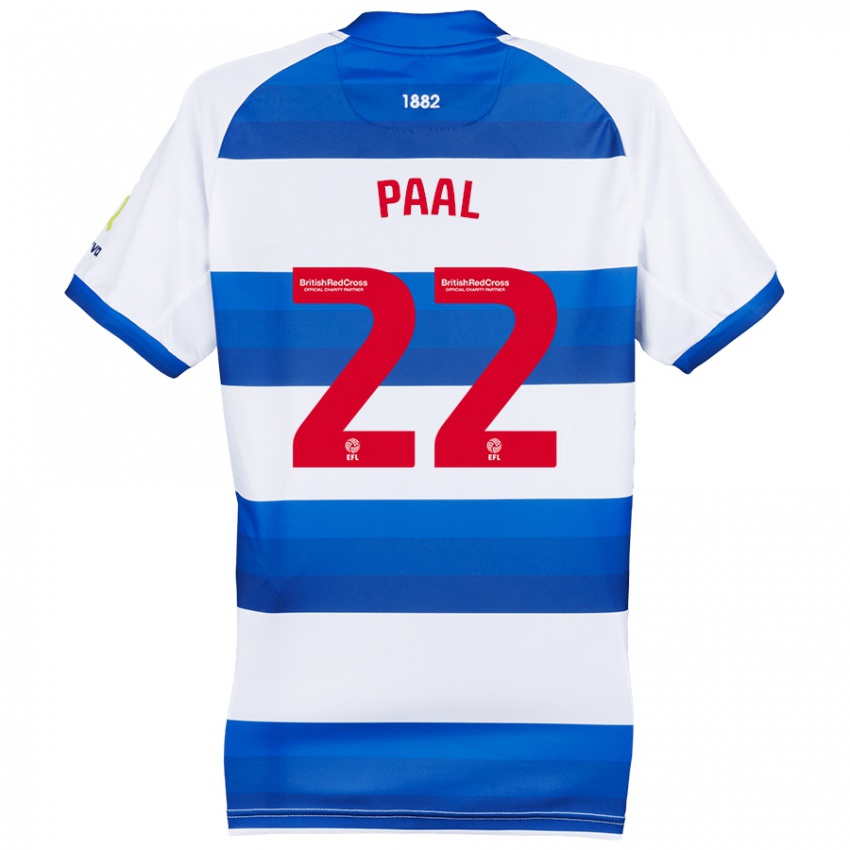 Heren Kenneth Paal #22 Wit Blauw Thuisshirt Thuistenue 2024/25 T-Shirt