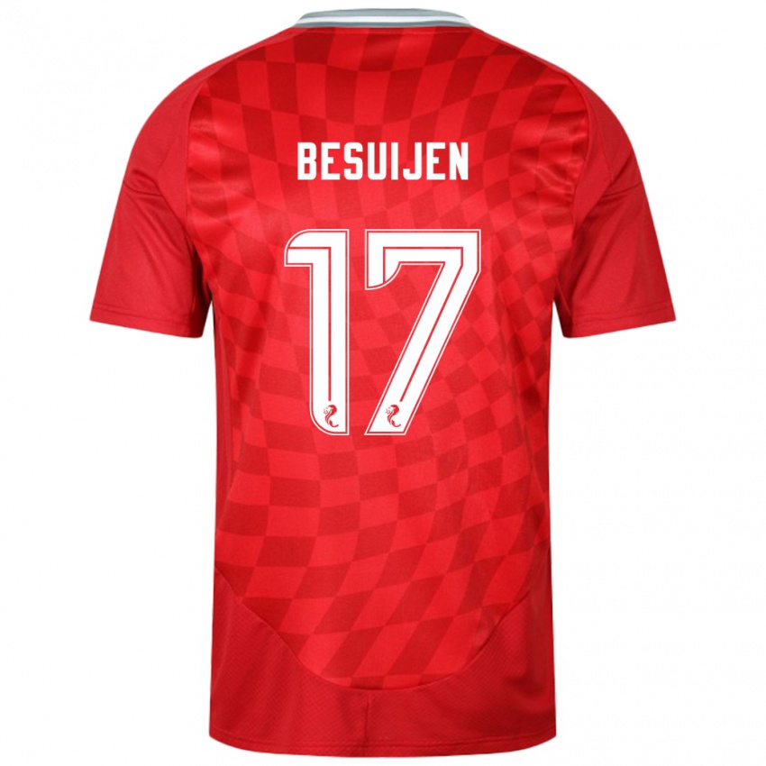 Heren Vicente Besuijen #17 Rood Thuisshirt Thuistenue 2024/25 T-Shirt