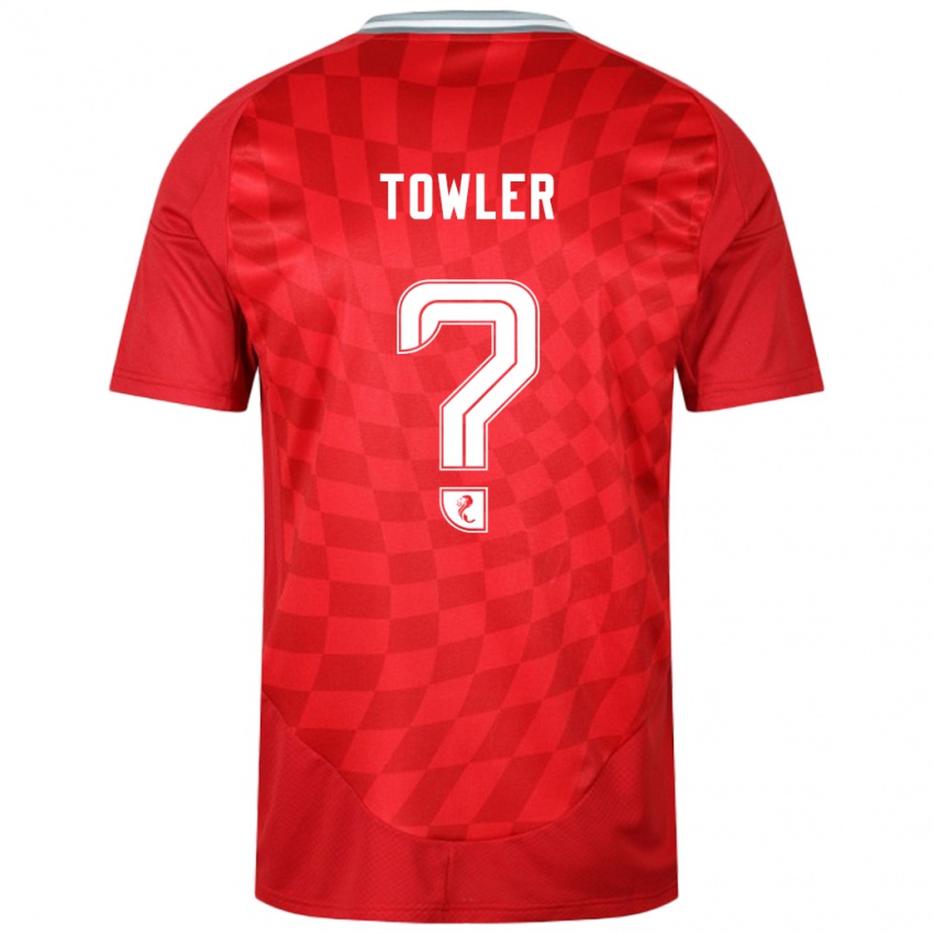 Heren Evan Towler #0 Rood Thuisshirt Thuistenue 2024/25 T-Shirt