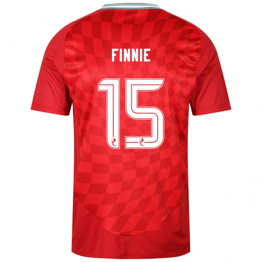 Heren Maddison Finnie #15 Rood Thuisshirt Thuistenue 2024/25 T-Shirt