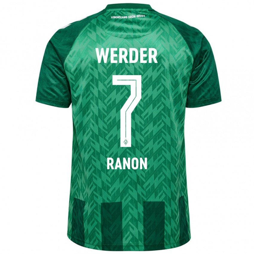 Heren Yuval Ranon #7 Groen Thuisshirt Thuistenue 2024/25 T-Shirt