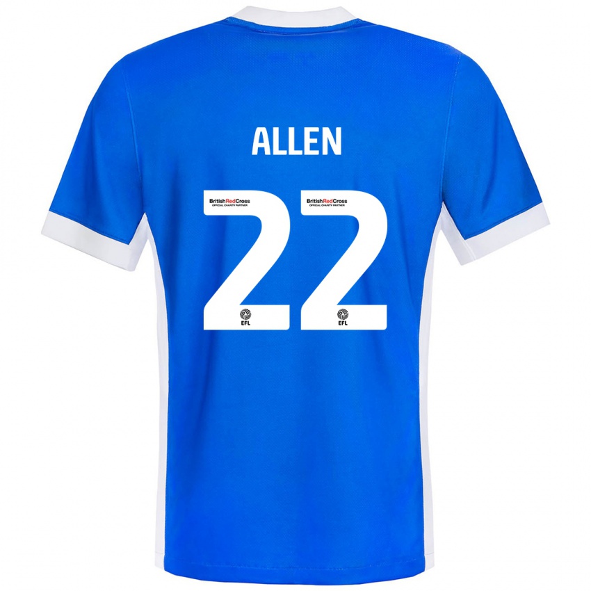 Heren Remi Allen #22 Blauw Wit Thuisshirt Thuistenue 2024/25 T-Shirt