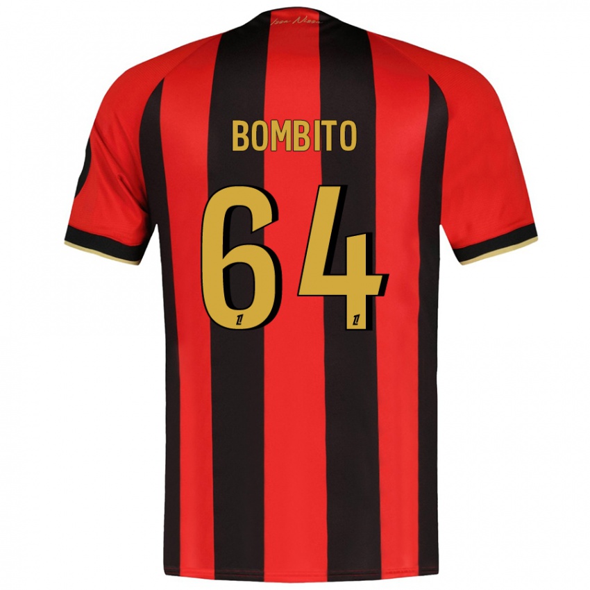 Heren Moïse Bombito #64 Rood Zwart Thuisshirt Thuistenue 2024/25 T-Shirt