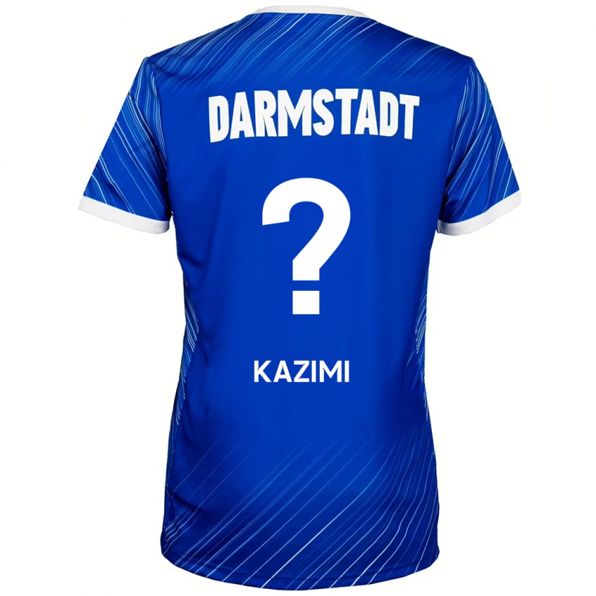 Heren Yasin Kazimi #0 Blauw Wit Thuisshirt Thuistenue 2024/25 T-Shirt