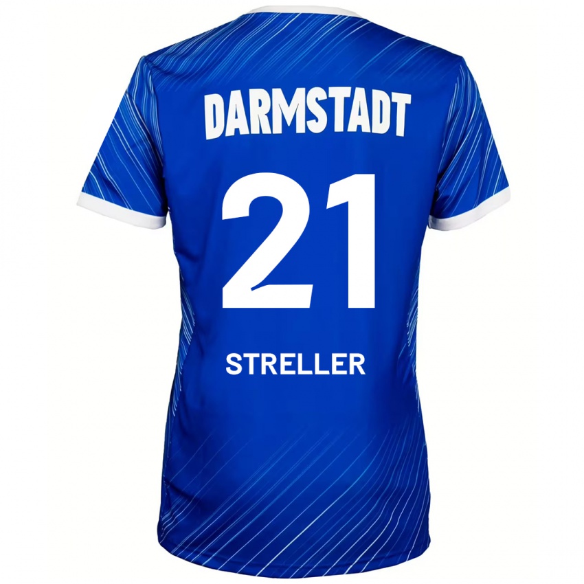 Heren Till Streller #21 Blauw Wit Thuisshirt Thuistenue 2024/25 T-Shirt