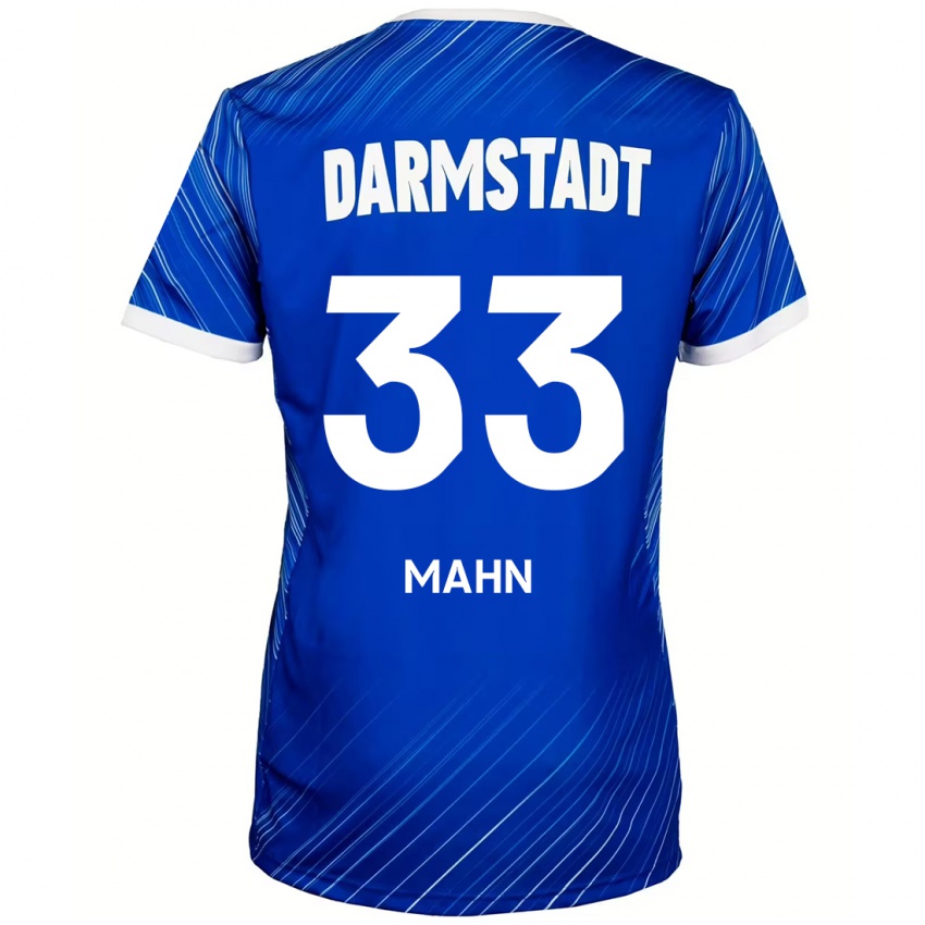 Heren Jeremy Mahn #33 Blauw Wit Thuisshirt Thuistenue 2024/25 T-Shirt