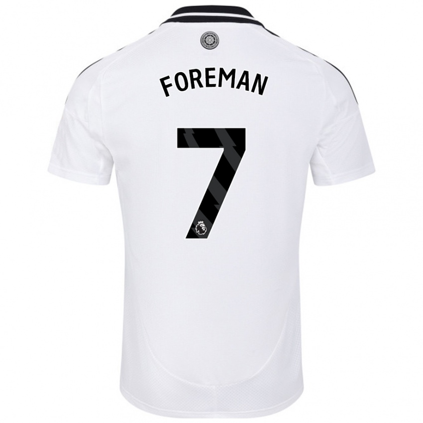 Heren Tia Foreman #7 Wit Thuisshirt Thuistenue 2024/25 T-Shirt