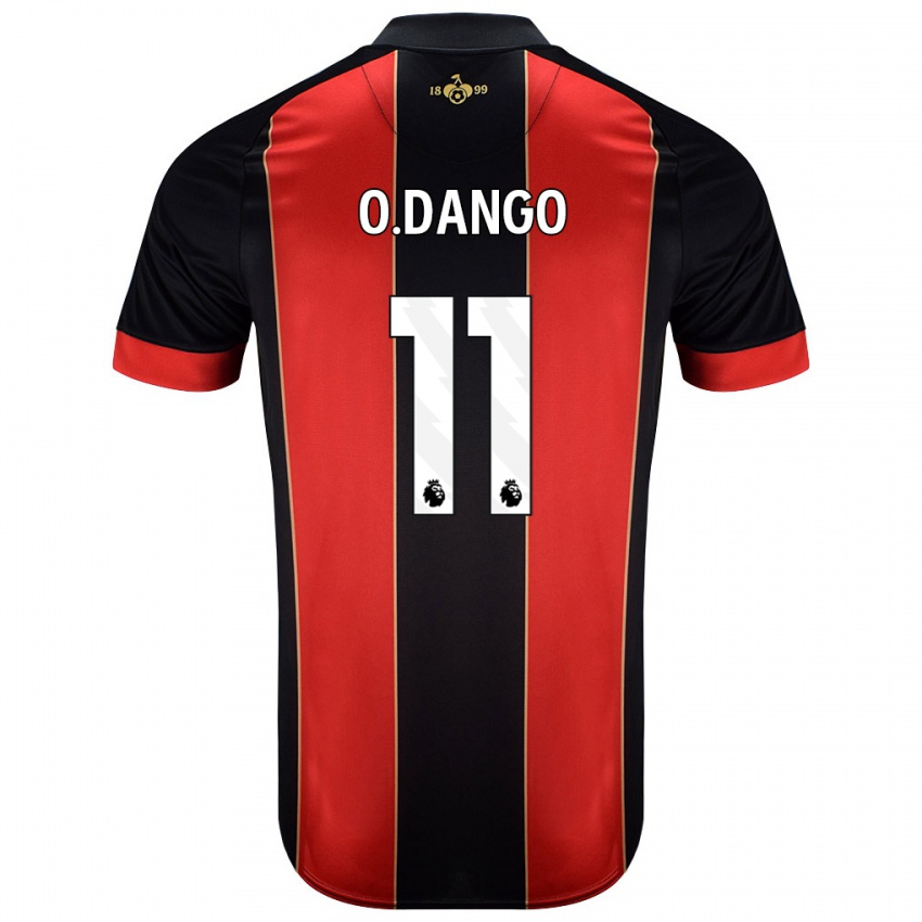 Heren Dango Ouattara #11 Rood Zwart Thuisshirt Thuistenue 2024/25 T-Shirt