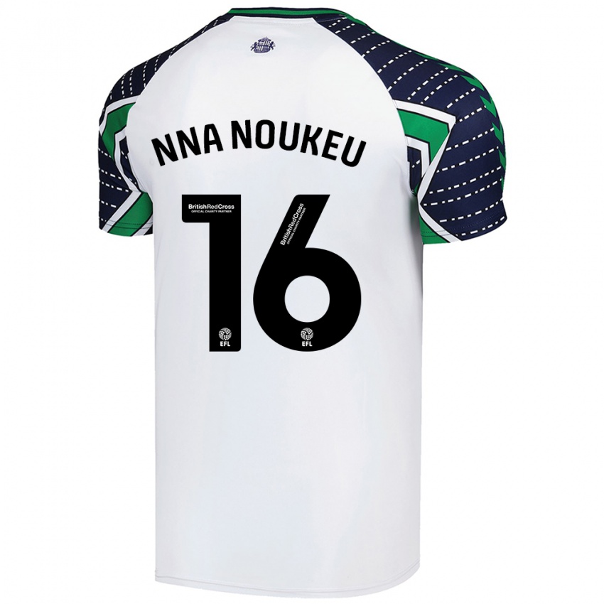 Heren Blondy Nna Noukeu #16 Wit Uitshirt Uittenue 2024/25 T-Shirt