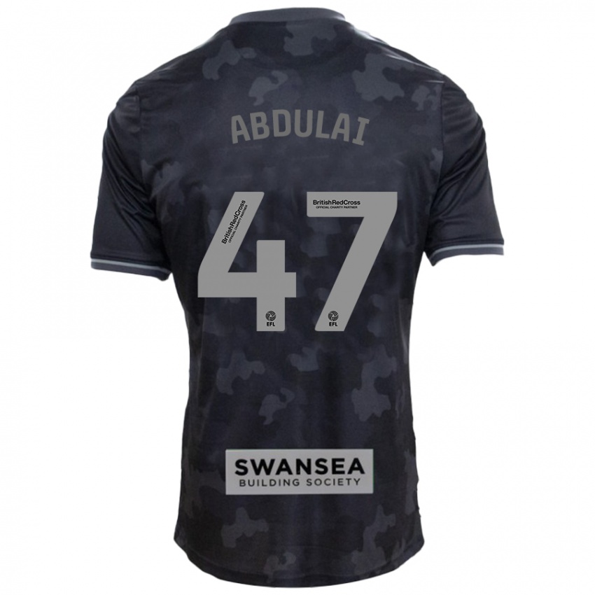 Heren Azeem Abdulai #47 Zwart Uitshirt Uittenue 2024/25 T-Shirt