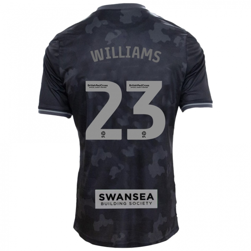 Heren Jessica Williams #23 Zwart Uitshirt Uittenue 2024/25 T-Shirt