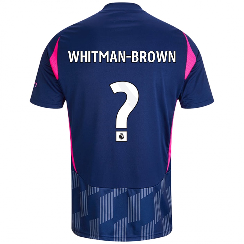 Heren Chae Whitman-Brown #0 Koningsblauw Roze Uitshirt Uittenue 2024/25 T-Shirt