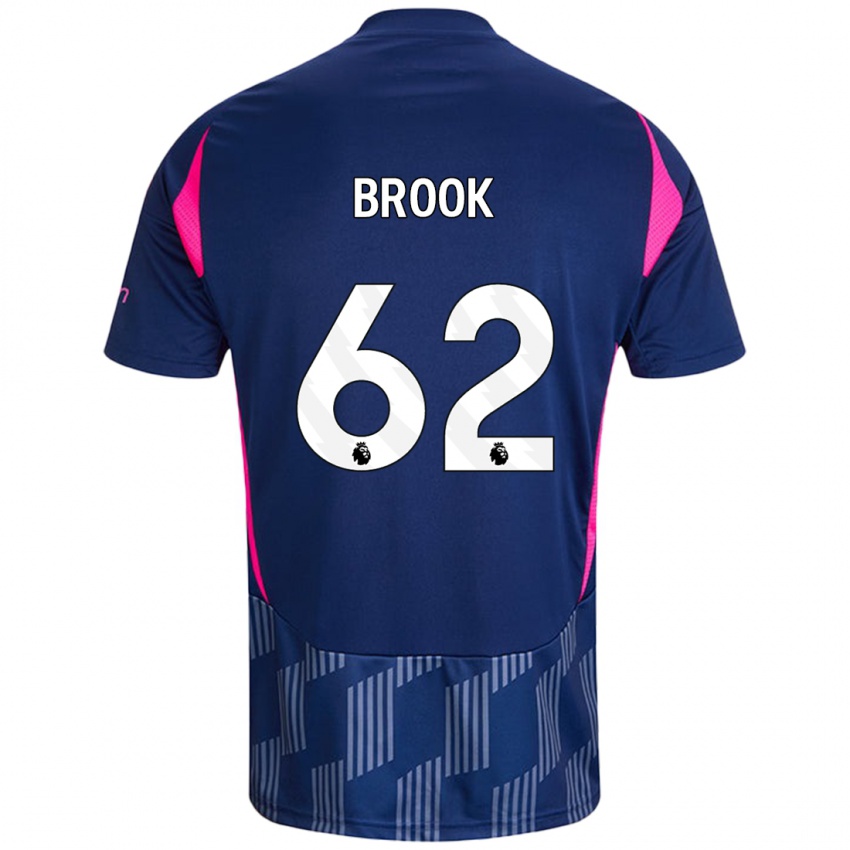 Heren Will Brook #62 Koningsblauw Roze Uitshirt Uittenue 2024/25 T-Shirt