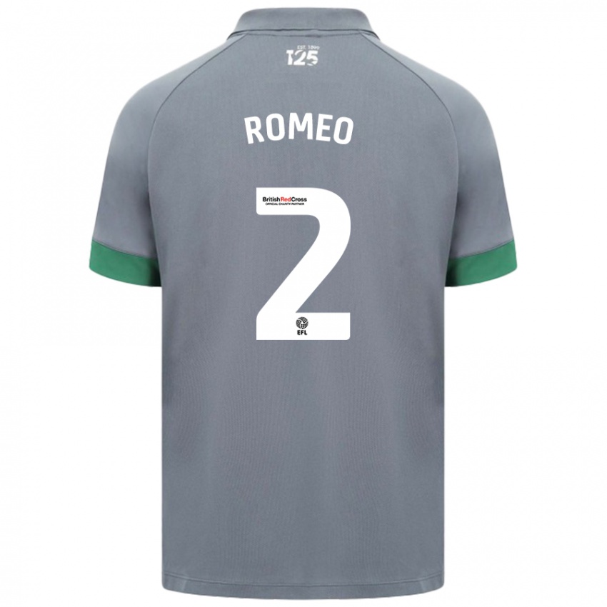 Heren Mahlon Romeo #2 Donkergrijs Uitshirt Uittenue 2024/25 T-Shirt