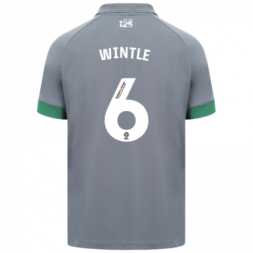 Heren Ryan Wintle #6 Donkergrijs Uitshirt Uittenue 2024/25 T-Shirt