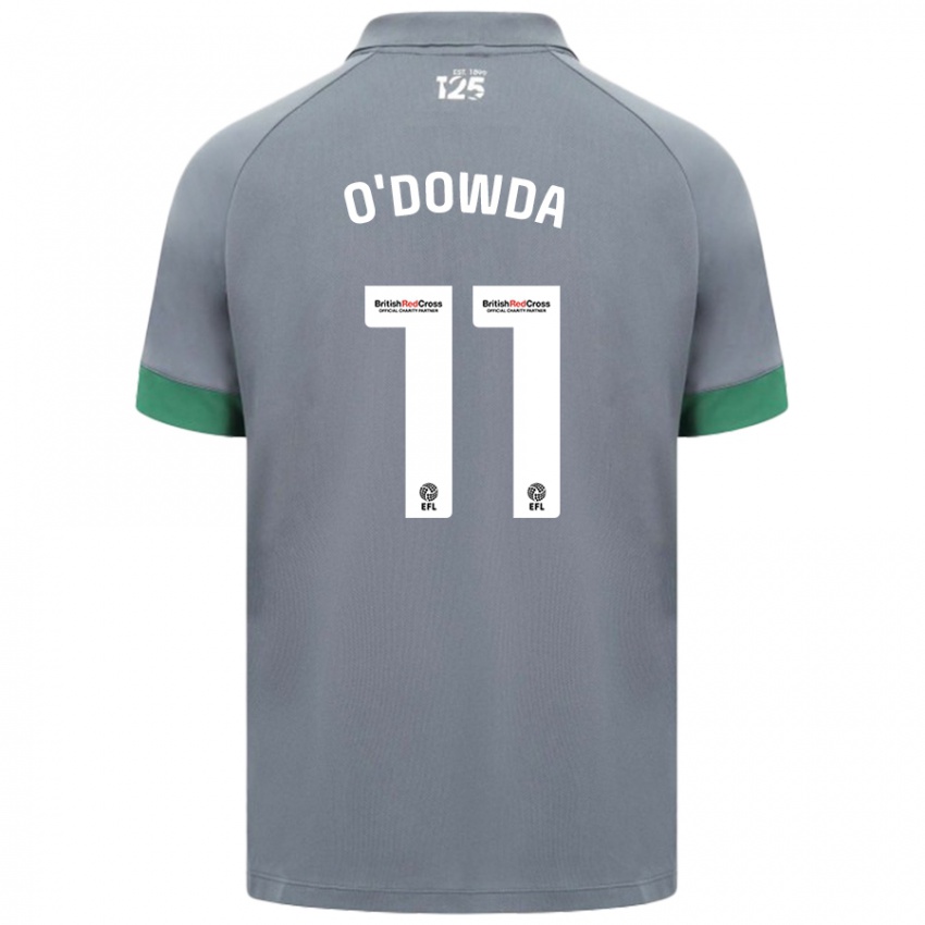 Heren Callum O'dowda #11 Donkergrijs Uitshirt Uittenue 2024/25 T-Shirt