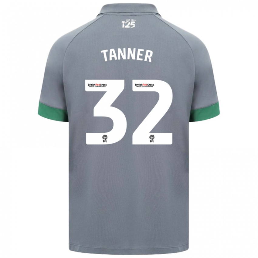 Heren Ollie Tanner #32 Donkergrijs Uitshirt Uittenue 2024/25 T-Shirt