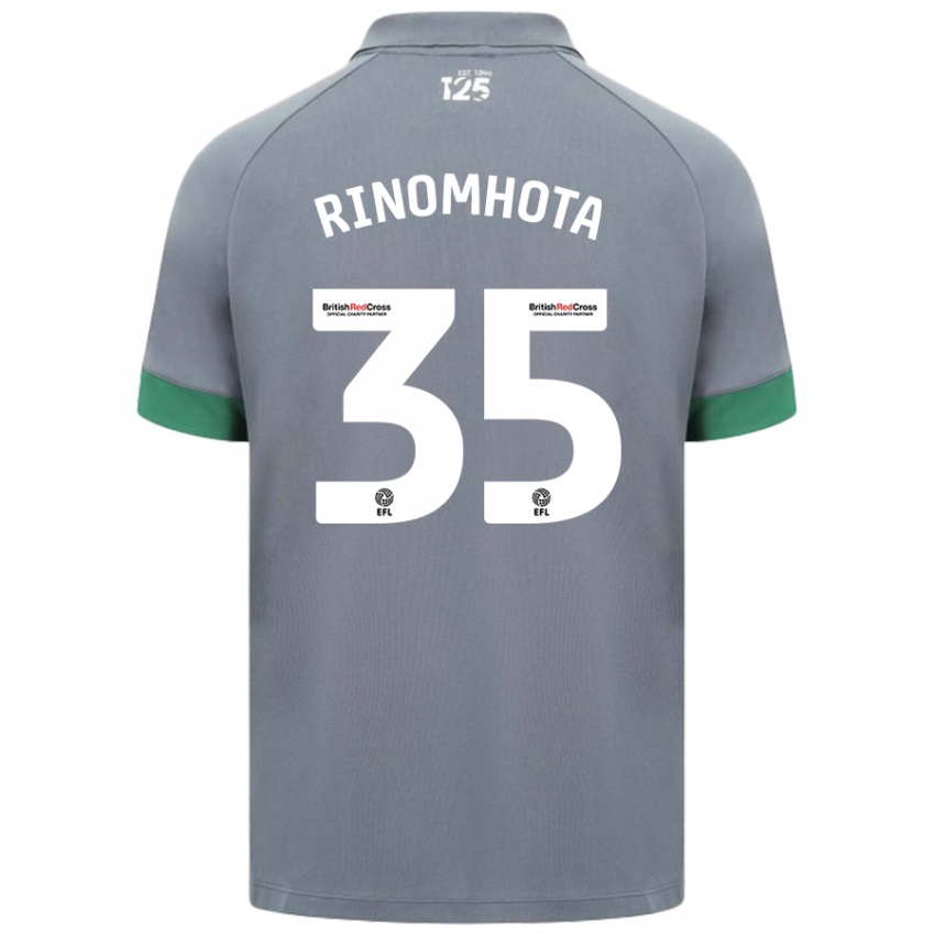 Heren Andy Rinomhota #35 Donkergrijs Uitshirt Uittenue 2024/25 T-Shirt