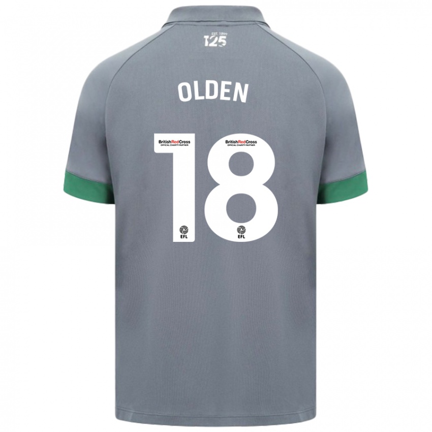 Heren Mackenzie Olden #18 Donkergrijs Uitshirt Uittenue 2024/25 T-Shirt