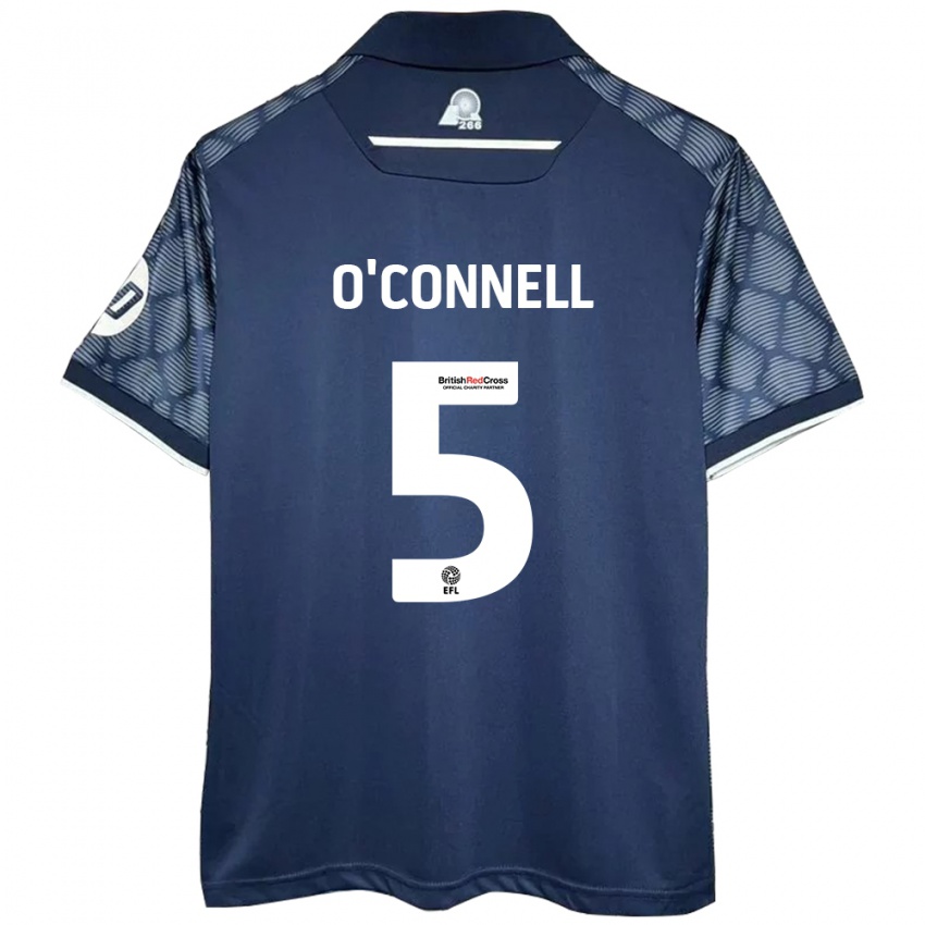 Heren Eoghan O'connell #5 Zwart Uitshirt Uittenue 2024/25 T-Shirt