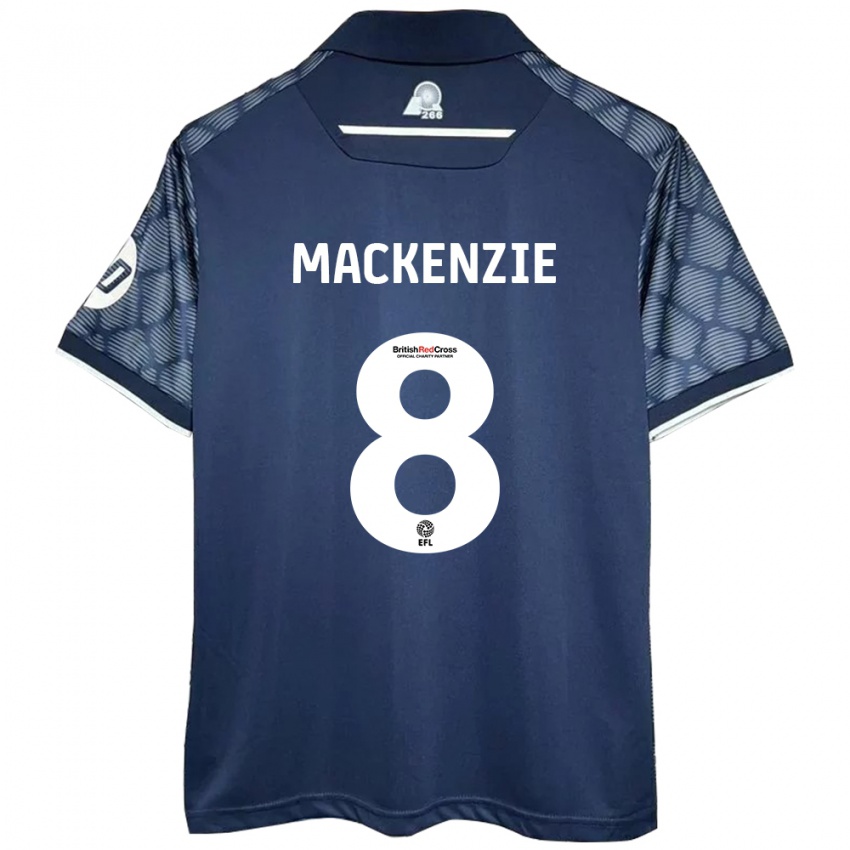 Heren Libby Mackenzie #8 Zwart Uitshirt Uittenue 2024/25 T-Shirt