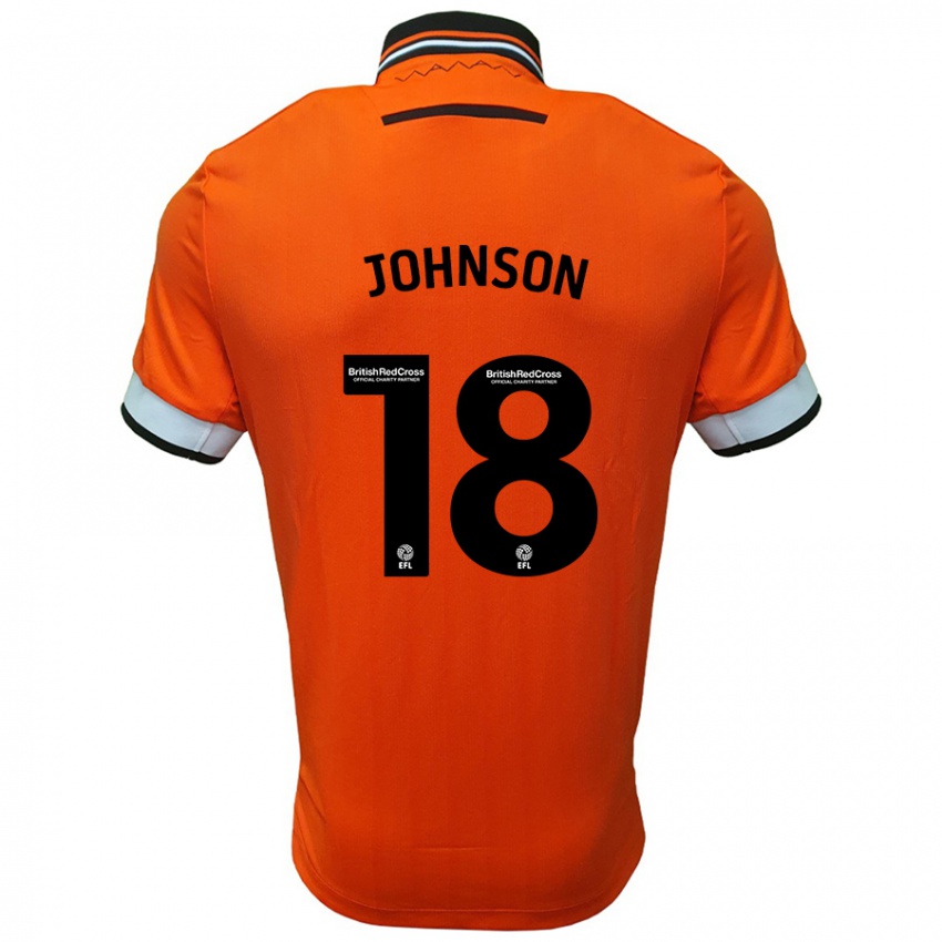 Heren Marvin Johnson #18 Oranje Wit Uitshirt Uittenue 2024/25 T-Shirt