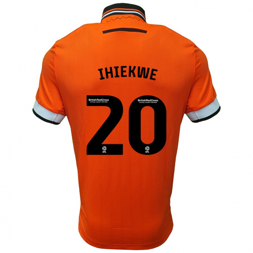 Heren Michael Ihiekwe #20 Oranje Wit Uitshirt Uittenue 2024/25 T-Shirt